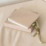 traditional photo album with box