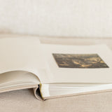 traditional photo album with box